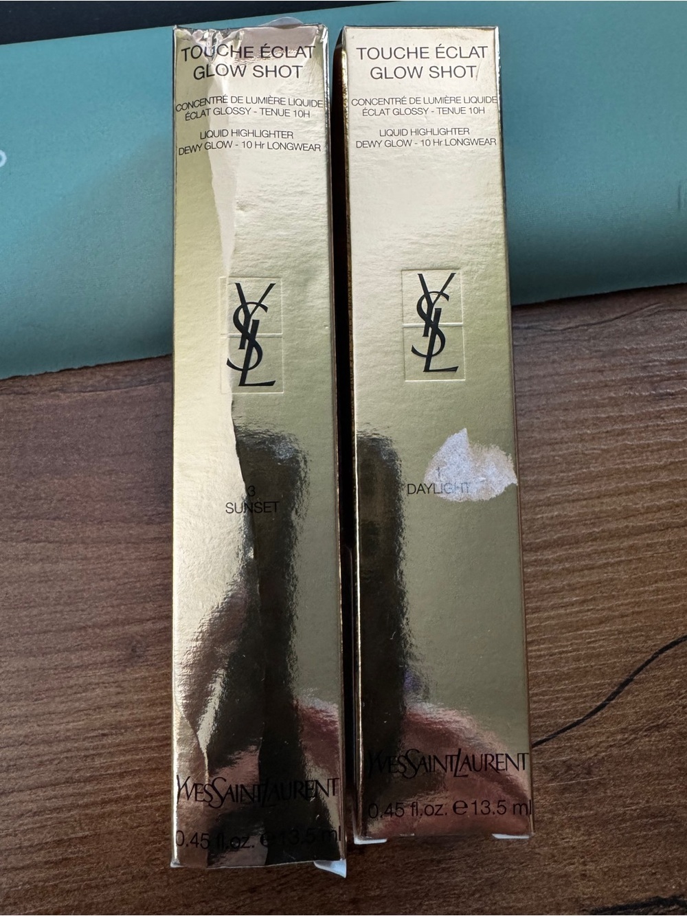 Yves Saint Laurent Touche Éclat Glow Shot Highlighter in Sunset #3 - NIB - Picture 4 of 5